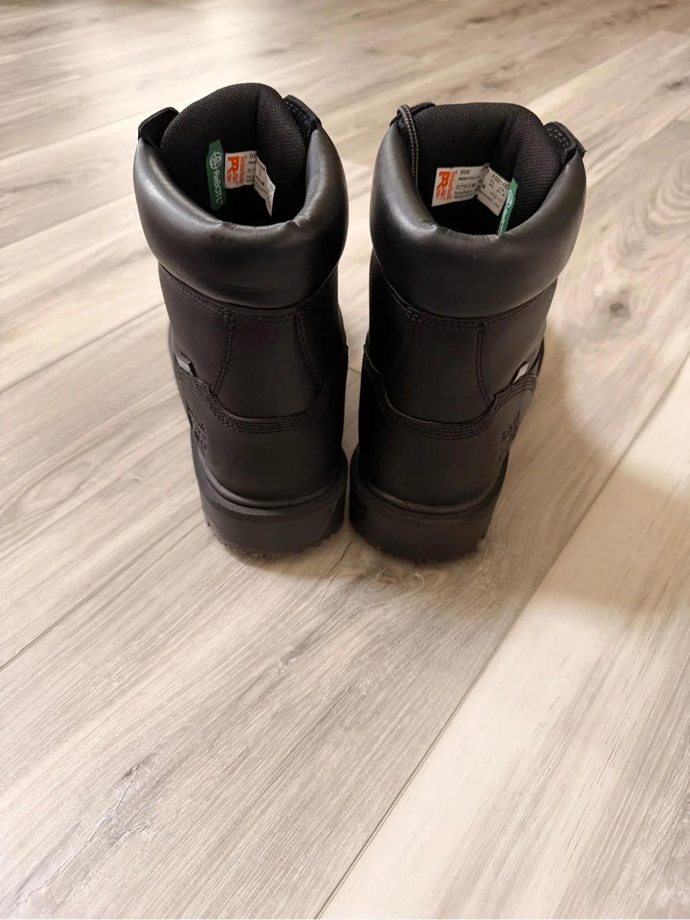 NWT Timberland PRO Direct Attach 6” Waterproof Soft Toe Work Boots 9W Black